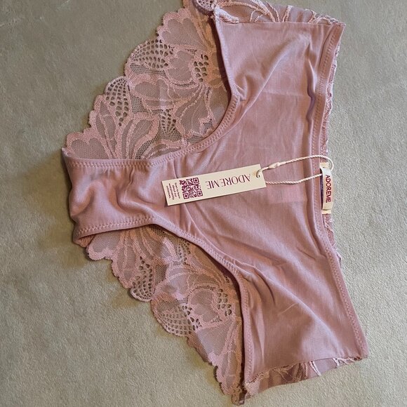 Victoria's Secret, Adore Me, XS, Teagan Shortie Lace Floral Detail, Panty, NEW! - Picture 3 of 7